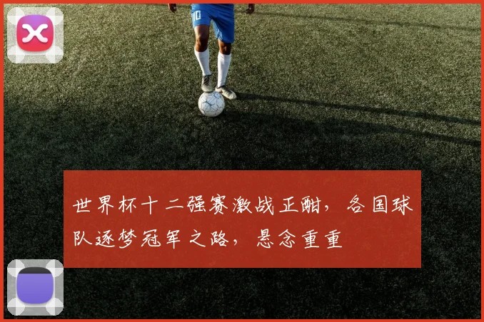 世界杯十二强赛激战正酣，各国球队逐梦冠军之路，悬念重重